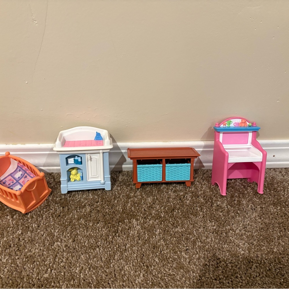 Fisher-Price Loving Family Dollhouse Nursery/Children’s Room Furniture